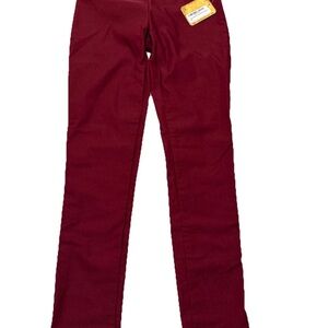 Hybrid & Company Women's Skinny Pants - Deep Red